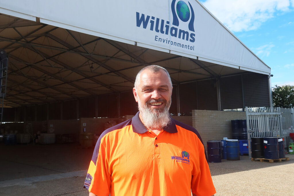 Williams Team Member Fraser smiling