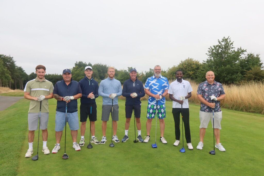 8 golfers on the Williams Golf Day